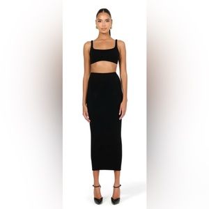 Naked Wardrobe Midi Skirt M
